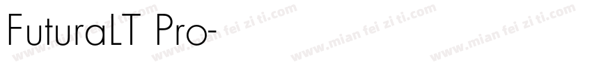 FuturaLT Pro字体转换